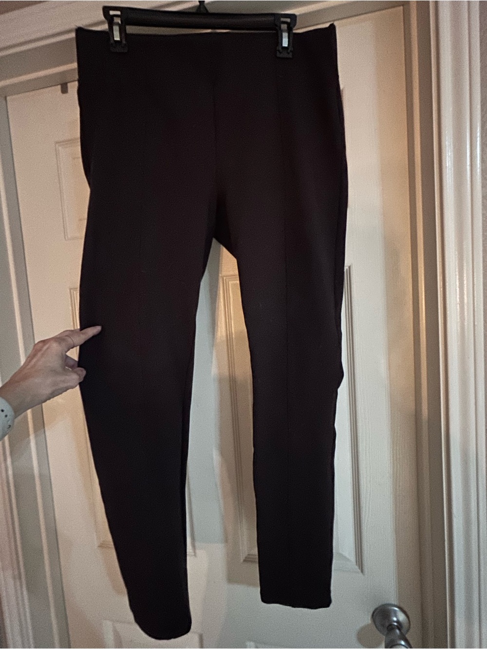 Ellen Tracy Ladies Size L brown stretch pants